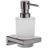 Hansgrohe AddStoris, nachfüllbarer Seifendosierer für Flüssigseife und Lotion, Brushed Black Chrome