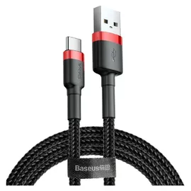 Baseus USB-A auf USB-C 2 m Schwarz/Rot