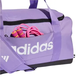 Adidas Linear Duffel Bag, Violet Fusion/White, S