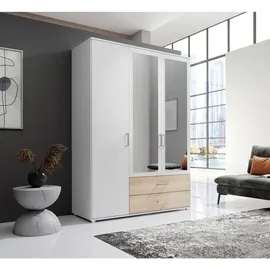 SchlafKONTOR Kleiderschrank mit Spiegel«, inklusive 2 Schubladen 125x190x51 cm (B/H/T)