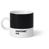 Copenhagen Design Pantone Espressotasse, Porzellan, Black, 6.1 x 6.1 x 8.2 cm
