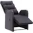 vidaXL Polyrattan Gartenstühle 57 x 69 x 106 cm schwarz 2 St. inkl. Auflage