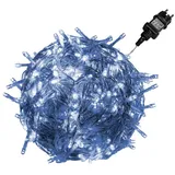 Voltronic LED Lichterkette, IP44, Modell- und Farbwahl, 400 LEDs, Transparentes Kabel, kaltweiß