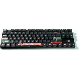 Keychron Keycaps Low Profile LSA Dye-Sub PBT Full Set, Tastenkappensatz, Tastenkappen für mechanische Tastaturen Low-Profile ANSI Layout - (133-Tasten) / New York