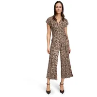 Betty Barclay Damen Jumpsuit mit Eingrifftaschen 44, Schwarz/Beige -