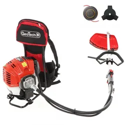 GeoTech GT-2 52 BP - Rückentragbare 2-Takt-Benzin-Motorsense - 52 ccm