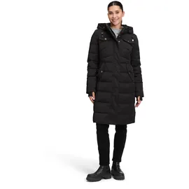 GIL BRET Steppmantel mit Kapuze in Schwarz | Gr.: 48