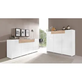 OTTO home Highboard Toledo 147,5 x 132 x 0 cm Weiß