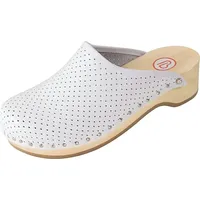 Berkemann Unisex Standard-Toeffler Pantoletten, Weiß (weiß 100), 37.5 EU