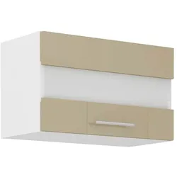 Küche Glashängeschrank 60 Lara Cappuccino Hochglanz Küchenzeile Küchenblock
