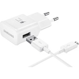 Samsung EP-TA200EWE Handy Ladegerät Micro USB mit Schnellladefunktion Weiß