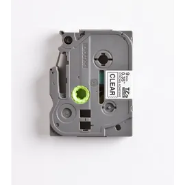 Brother TZE-S121 9mm schwarz auf transparent