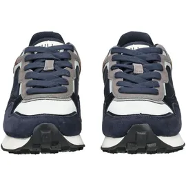 BULLBOXER Sneaker BULLBOXER "Bullboxer Sneaker Leder", Herren, Gr. 44, blau (navy), Leder, Schuhe Sneaker