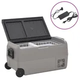 vidaXL Kühlbox mit Rollen 60 l
