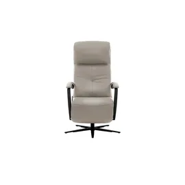 Hukla Relaxsessel Pierre Leder 75 x 117 x 87 cm Grau elektrisch