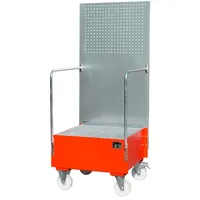 Bauer Südlohn Fahrbare Auffangwanne mit Lochplattenwand LPW 200-1, lackiert,