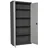 Proregal Stahlschrank Metall 60x180x40 cm Grau