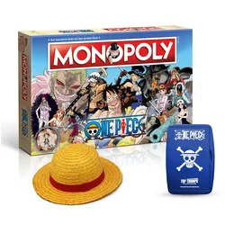 Monopoly - One Piece + Top Trumps & Ruffy Strohhut