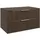 Badplaats Waschbeckenunterschrank Rimini 2 Schubladen 80 x 46 x 46 cm Walnuss Braun