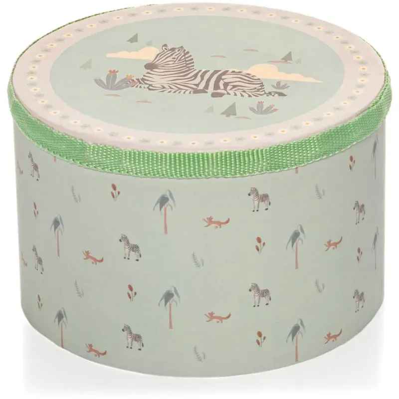 Zopa Wooden Drum Musikspielzeug aus Holz Pink 1 St.