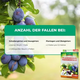 Dr. Stähler Pflaumenwickler Pheromonfalle 2 Fallen