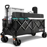 Overmont Bollerwagen schwarz