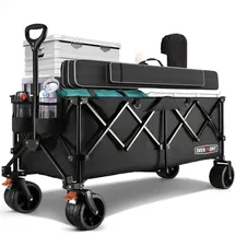 Overmont Bollerwagen schwarz