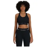 New Balance sleek medium support sports bra schwarz - L