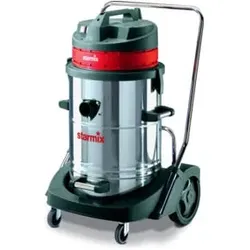 Starmix Spezial-Reinigungs-Sauger (Nass/Trocken) mit 78l Stahl-Behälter und 2 Motoren