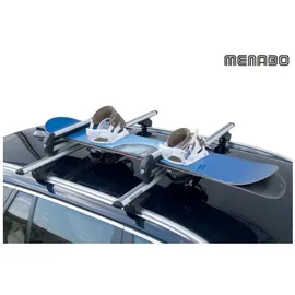 Menabo Skiträger Skihalter Iceberg Ski Snowboard Träger Aluminium (4 Paar Ski / 2 Snowboards)