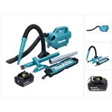 Makita DCL 184 G1 Akku Staubsauger 18 V 54 mbar 0,5 l + 1x Akku 6,0 Ah - ohne Ladegerät