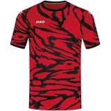 Jako Trikot Animal (Kurzarm), Sportrot/Schwarz, 140