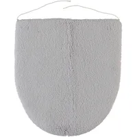 Rhomtuft Badteppich Grau 50 x 45 cm