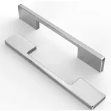 FURNIWARE 10 Stück Schrankgriffe Schnitzvorgang Möbelgriff 192mm Lochabstand Küchengriffe Chrom Schubladengriffe Möbelgriffe Griffe Küche Küchenschränke Griffe