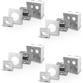 Arli Cat6a Netzwerkdose 2 Port