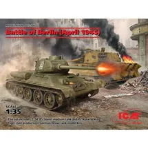 ICM DS3506 - Battle of Berlin (April 1945) T-34-85/King Tiger 1:35