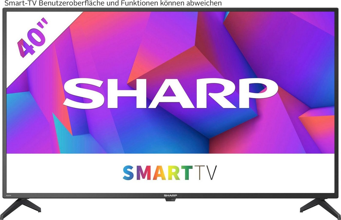 Sharp 2T-C40FEx LED-Fernseher (101 cm/40 Zoll, Full HD, Smart-TV) schwarz