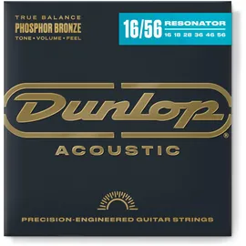Jim Dunlop - DOP1656 - Akustikgitarren-Saiten - Phosphore Bronze Resonator 16-18-28-36-46-56