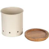 Wenko Aufbewahrungsdosen Aria, 1,6 L, 2er Set aus pulverbeschichtetem Metall