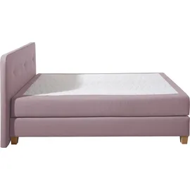 Home Affaire Boxspringbett »Fargo« inkl. Topper, in 3 Matratzenarten, in Samt- oder Strukturstoff