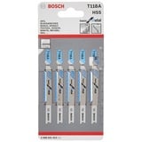 Bosch Professional BIM Stichsägeblatt Speed for Metal T121AF, 5er-Pack (2608636699)