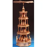 Pyramide 86cm 4-Stock elektrisch Erzgebirge Schalling Christi Geburt + Gratis