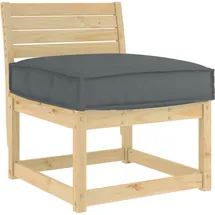 vidaXL Kissen 60 x 60 x 12 cm Anthrazit 1 St.