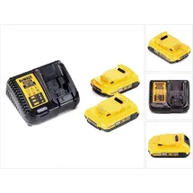 DeWalt DCB115D2 Starterset 18 V Li-Ion 2 x 2,0 Ah