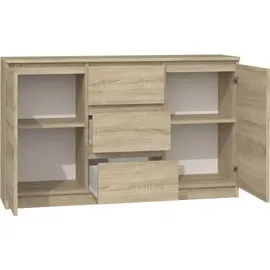 Top e shop Schubladenkommode 120 x 75 x 40 cm Braun