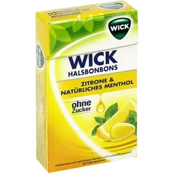 Wick Zitrone & Natürliches Menthol ohne Zucker 46 G