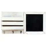 Hti-Living Pinnwand Wandorganizer mit Tafel 1-tlg. Weiß
