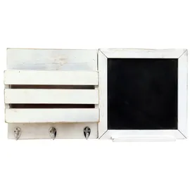 Hti-Living Pinnwand Wandorganizer mit Tafel 1-tlg. Weiß