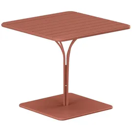 Kauf-Unique Gartentisch 80 x 80 x 75 cm Braun/Rot