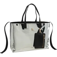 Tommy Hilfiger Iconic Tommy Tote Metal FA23 Silber Damen